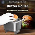 thumbnail image 3 of Stainless Steel Butter Roller Easy to Clean Sturdy Removable Butter Applicator for Burger Shop Outdoor Restaurant Bread-Good, 3 of 5