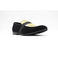 thumbnail image 2 of Men's Black and Gold Wedding Party Loafers By Roma Rio 5640, 2 of 7
