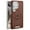 Darkbrown, variant on Designed For Samsung Galaxy S25 Ultra Magnetic Phone Case,With 360°Rotatable Invisible Ring Kickstand,Compatible with Mag-Safe,PU Leather Shockproof Ultra Slim Rugged Durable Phone Case,Darkbrown
