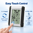 thumbnail image 6 of DAYBETTER Digital Hygrometer Thermometer with Large Display, Instant Read Thermometer for Adults, Indoor Thermometer with Humidity Monitor for Bedroom, 6 of 9
