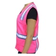 Safety Depot Pink Reflective Safety Vest with Pockets 8038PKXL
