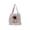 Gray, khaki, variant on Cat Carrier Tote Bag with Lion Face Hole, Cute Lion-Shaped Pet Canvas Shoulder Bag, Portable Foldable Breathable Outdoor Travel Handbag for Small Cat Dog Pet