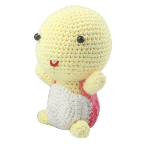 Kit de de muñeca de tortuga, juguetes de peluche para tejer DIY, suministros para , para niños
