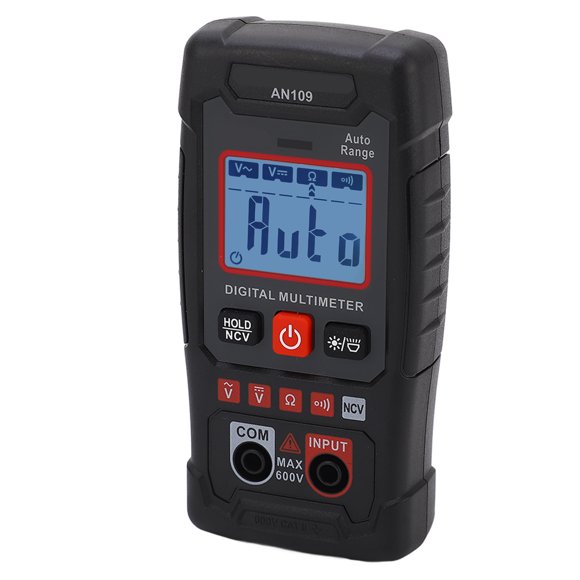Voltage Tester Multimeter, Wide Application Digital Multimeter 4000 Counts Auto Ranging Auto Shutdown LED Light  For Electricity