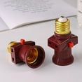thumbnail image 2 of Set Of 2 E27 Screw Thief Sockets With Switch 6a250v [energy Class A] [energy Class A], 2 of 5