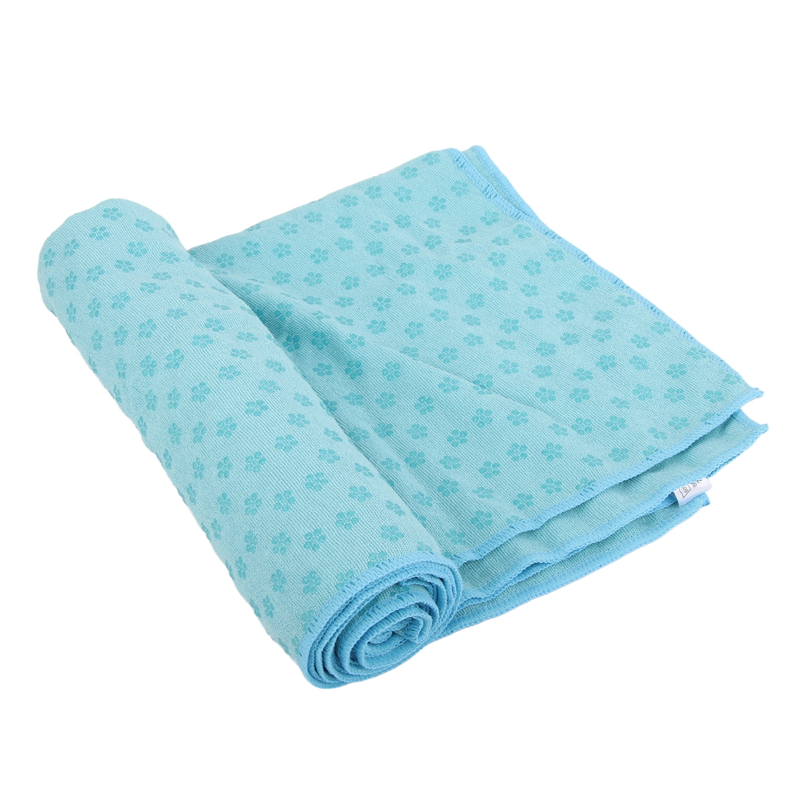 Skin-friendly No-fading and No Pilling Yoga Mat Cover 72.0 x 24.8in Anti-Slip Yoga Mat Blanket Bedroom for Livingroom Office Home ,Sky Blue