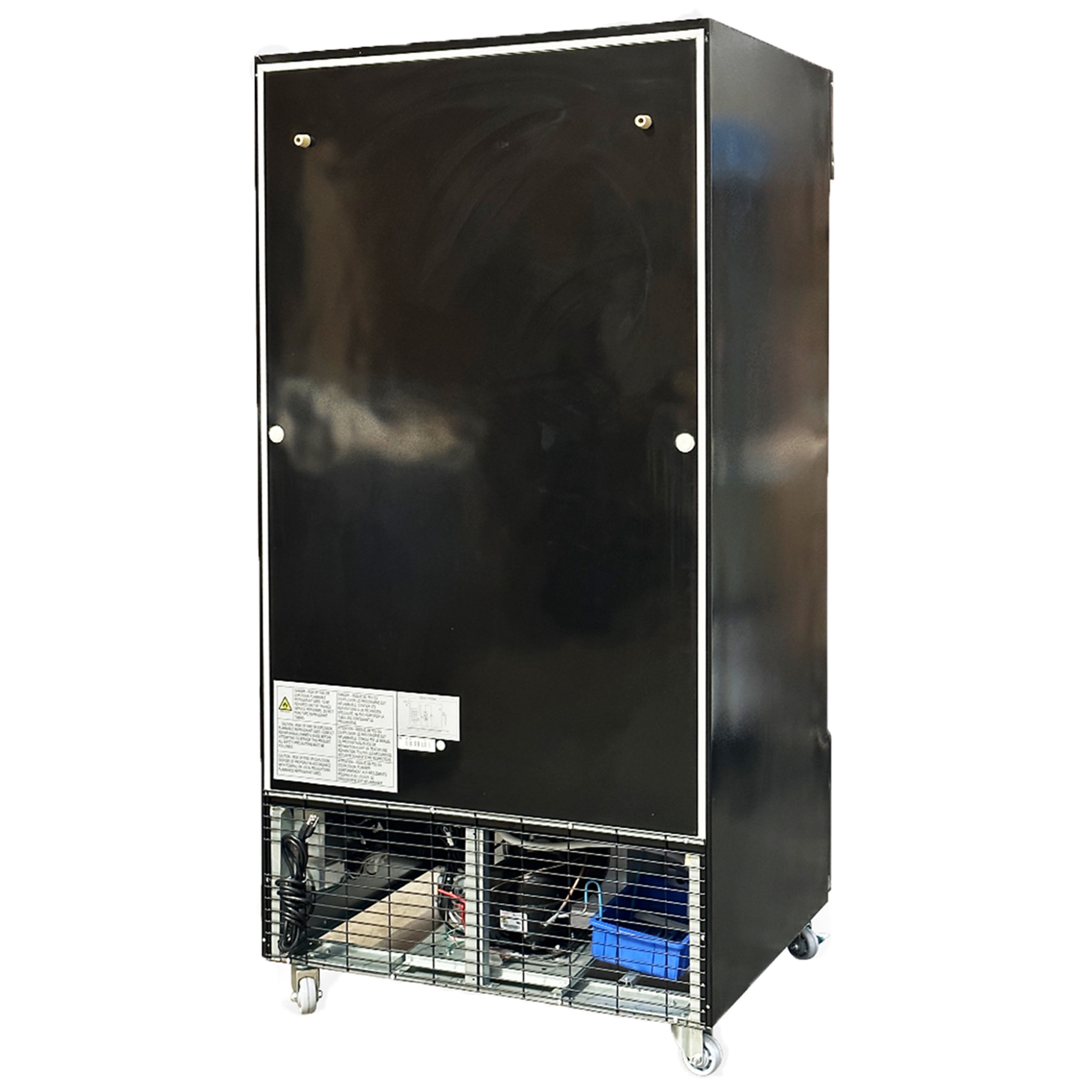 NSF 40 in. Slide Glass Door Refrigerator Merchandiser 28 Cu.FT. Commercial Beverage Refrigerator Cooler, Freestanding Wine Chiller, Glass Door for Soda, Beer, Wine