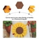 thumbnail image 3 of 2 unidades de abrazaderas magnéticas para cortinas con diseño de girasol., 3 of 8