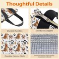 thumbnail image 4 of Golden Retriever Insulated Lunch Bag for Women & Adults,Large Portable Soft Cooler Lunch Bag,Thermal Food Storage Tote with Pearl Cotton,8.66L,8.75x5.75x9.5 Inch, 4 of 6
