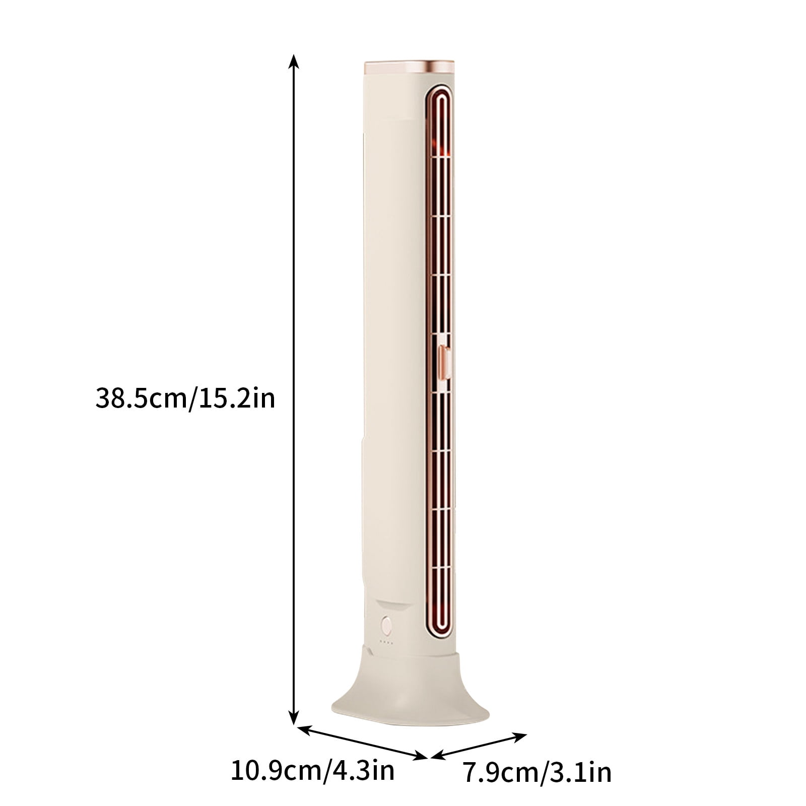 HJuyYuah Bladeless Tower Fan with Constant Airflow Wall Mount or Standing High Wind Silent Desk Fan for Kitchen Dormitory Office
