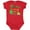 Red, variant on Inktastic My Nona Loves Me Grandson Dinosaur Boys Baby Bodysuit