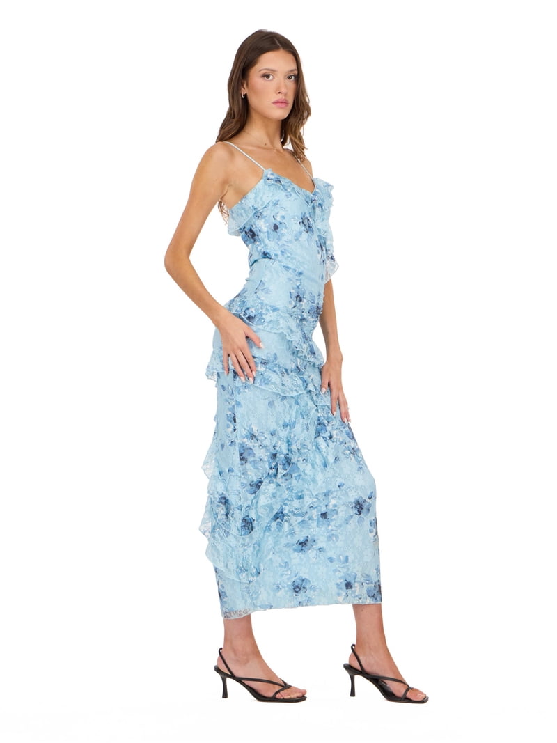 desire maxi dress Buy My Desire Lace Trim Tiered Maxi Dress