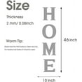 thumbnail image 4 of Home Sign Letters Decorative, Family Mirror Wall Decor for Living Room Bedroom Kitchen the Home Art Set of 4 Large 46x10 Inch, 4 of 4