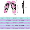 thumbnail image 2 of GZHJMY Flip Flops Cute Pink Pandas Princess Music Thong Slip On Slippers Beach Summer Sandals for Women Men Boy Girl Kid Summer Slippers, 2 of 5
