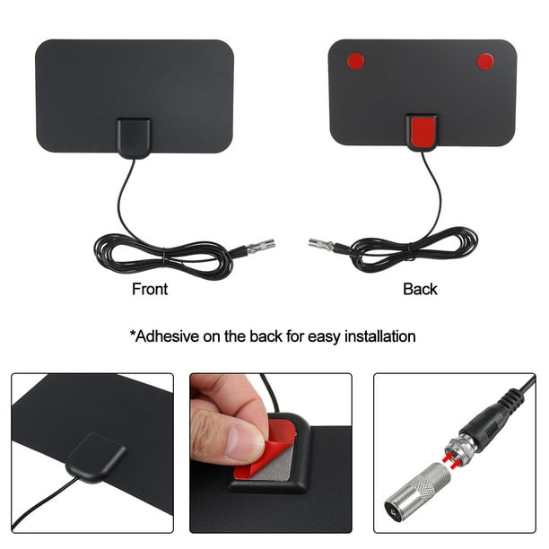 300 Miles Long Range TV Antenna Local Channels Indoor HDTV Digital