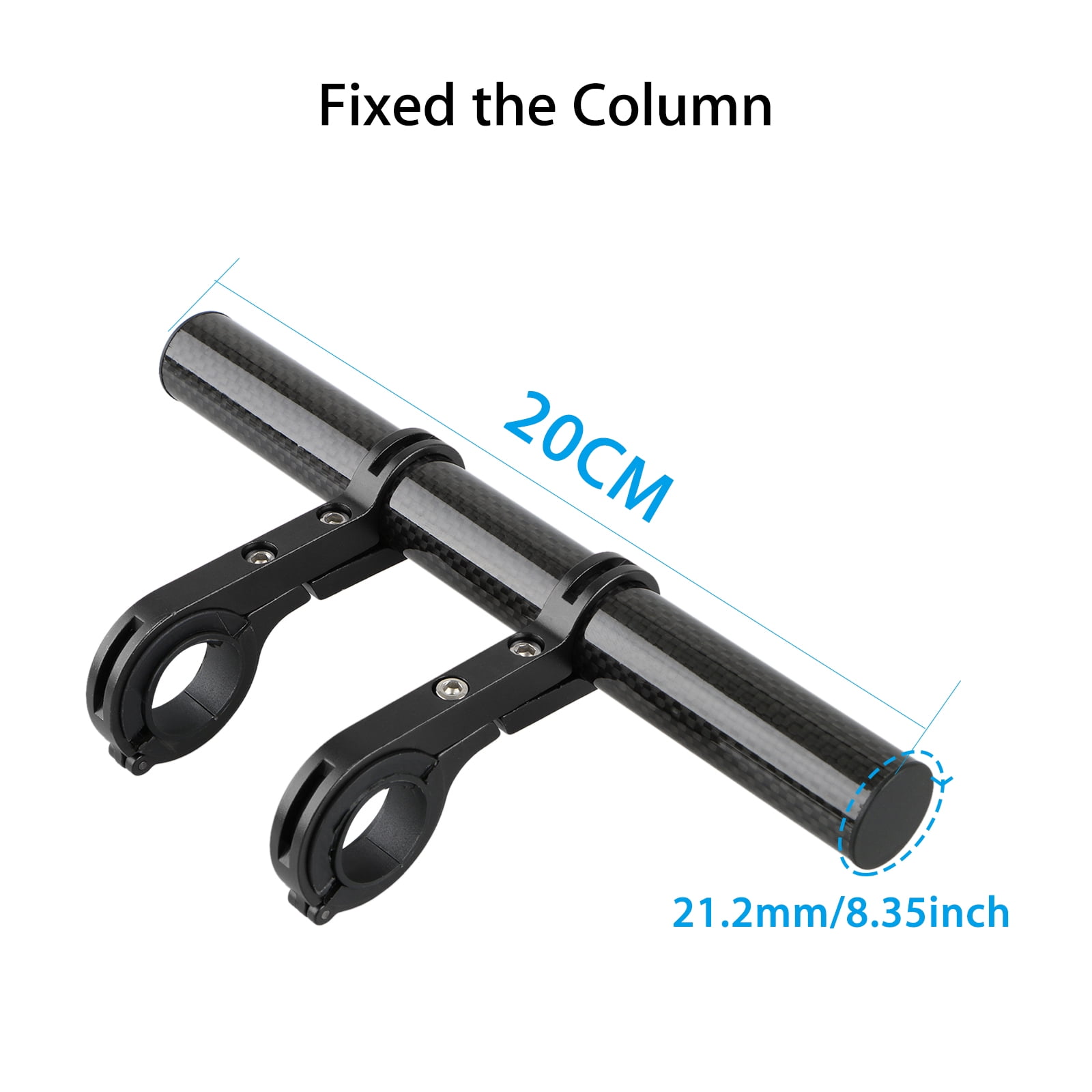 Bike Flashlight Holder Handlebar Bicycle Accessories Extender Mount Bracket HO