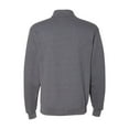 thumbnail image 3 of Fruit of the Loom - Sofspun Quarter-Zip Sweatshirt - SF95R - Charcoal Heather, 3 of 3