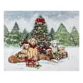 thumbnail image 2 of Midwest LED Canvas, Holiday Pups - 19.75x15.75" (MX185480), 2 of 2
