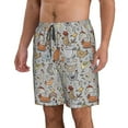 thumbnail image 2 of Salouo Funny Chicken Pattern Swim Trunks for Men,Men's Hawaiian Bathing Suit Swimsuits Quick Dry Swimming Board Shorts Beach Shorts with Pockets-Large, 2 of 6