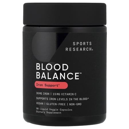 Sports Research Blood Balance™, 90 Liquid Veggie Capsules