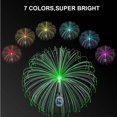 thumbnail image 4 of 4 Pack de luces solares para exteriores, 4 piezas de luces solares para jardín, impermeables, 7 colores cambiantes, lámparas solares, luces decorativas para bodas, Navidad, jardín, césped, patio, cam, 4 of 5