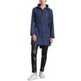 thumbnail image 2 of INSPIRE CHIC Windbreaker Trench Coat for Women's Lightweight Hooded Raincoat Waterproof Jacket, 2 of 5