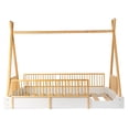 thumbnail image 3 of Cama Tipi Montessori De Madera Con Barandales Removibles, 3 of 4