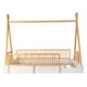 thumbnail image 3 of Cama Tipi Montessori De Madera Con Barandales Removibles, 3 of 4
