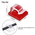 thumbnail image 4 of 10/20/50PCS Cable Organizer Clips Cable Management Desktop & Workstation Wire Manager Cord Holder USB Charging Data Line Winder 10PCS-White, 4 of 5