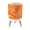 Color 3, variant on Small Trash Can with Lid Abstract Orange Yellow Swirl Fluid Motion 1.8 Gallon Dog Proof Trash Can Round Garbage Can Waste Bin Wastebasket for Bathroom Bedroom Living Room