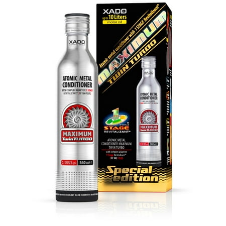 Xado Atomic Metal Conditioner Maximum Twin Turbo with complex adaptive 1 Stage Revitalizant® 60K engine Treatment and