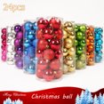 thumbnail image 1 of D-GROEE 24Pcs Christmas Ball Pendant, Decorative Durable Christmas Tree Pendants Hanging 4/6/8cm Christmas Baubles Balls Ornaments, 1 of 7