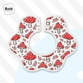 thumbnail image 4 of Hirioo Amanita Red Mushroom for Baby Cotton Petal Bib Drool Bibs for Baby Boy Unisex, 4 of 9