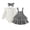 Black, variant on Duqingm Baby Girl Winter Clothes Toddler Girl Spring Fall Outfit Long Sleeve Ruffle Romper Floral Suspender Skirt Headband Set,3-6 Months