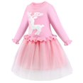 thumbnail image 3 of Vestido de tutú para niñas 2019, nuevo vestido de gasa de punto para niñas, ropa para fiestas de cumpleaños de Navidad para niñas pequeñas, 2/3-7T, 3 of 4