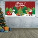 thumbnail image 4 of Fiudx Bandera Navideña para Porche, Diseño de Papá Noel y Muñeco de Nieve, Tela No Tejida Resistente a La Intemperie, Decoración Navideña para Exteriores, Cálida Bienvenida, Tamaño 180 X 90 Cm, 4 of 7