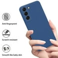 thumbnail image 6 of Samsung Galaxy S22 Plus Case Silky Soft Touch, Liquid Silicone Protective Phone Case Blue, 6 of 6