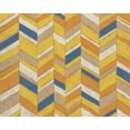 thumbnail image 2 of Zarris, Chariklia 18x15 White Modern Wood Framed Museum Art Print Titled - Modern Chevron I, 2 of 4
