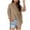 Khaki, variant on Coorders Womens Long Sleeve Shirts Clearance under $10， Plus Size Womens Button Down Shirt ,KhakiSize, XL