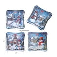 thumbnail image 2 of Square Ceramic Coaster Snowman - Set of 4, 2 of 3