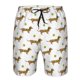 thumbnail image 3 of Balery Dachshund Going To Play Tennis Traje de Baño Estilo Hawaiano para Hombre, Shorts de Secado Rápido con Bolsillos-Large, 3 of 6