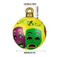 thumbnail image 3 of LmnLft 24 Inch Mardi Gras Giant Inflatable Ball, Valentine's Day Inflatable Ball Decorations Outdoor Blow up Ball, Ball Ornaments for Yard Lawn Outdoor, 3 of 8