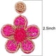 thumbnail image 2 of Pendientes colgantes con cuentas, pendientes llamativos de flores con cuentas coloridas, pendientes colgantes bohemios tropicales hechos a mano para mujer, 2 of 5