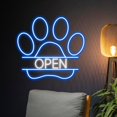 thumbnail image 3 of Handmadetneonsign Open Paw Led Sign, Paw Open Neon Sign, Dog Paw Led Light, Pet Neon Light, Animal, 3 of 5