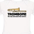 thumbnail image 4 of Inktastic Trombone Music Joke Band Boys or Girls Long Sleeve Baby Bodysuit, 4 of 5