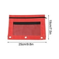 thumbnail image 3 of Uxgjfwu Pencil Case Three Hole Cloth Double Layer Mesh Large Capacity Zipper Organizer for Sch-ool Office Supplies, 3 of 6