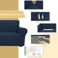 thumbnail image 3 of JIATER 1-Piece Sofa Cover Stretch Couch Cover Washable Sofa Slipcover Furniture Protector for Loveseat Sofa,Navy, 3 of 8