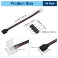 thumbnail image 3 of Uxcell 20-Pack Conectores de Luz LED COB de 10 mm 4 Pines de Cabeza Doble para Jardín/Exterior/Interior/Fiestas, DIY Tira de Luz COB/SMD, 3 of 6