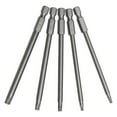 thumbnail image 2 of Heavy duty Hollow Torx Screwdriver Bits Set 5pcs 100mm Long for Industrial and Household Use T15 T20 T25 T30, 2 of 6