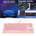 thumbnail image 2 of mecáco USB para juegos, Panel desmontable fantasma, retroiluminado con íris para juegos, mecanografía, computadora de escritorio, 87 lves shamjiam Teclado mecánico, 2 of 7